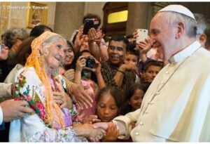 papa Francesco meets poveri